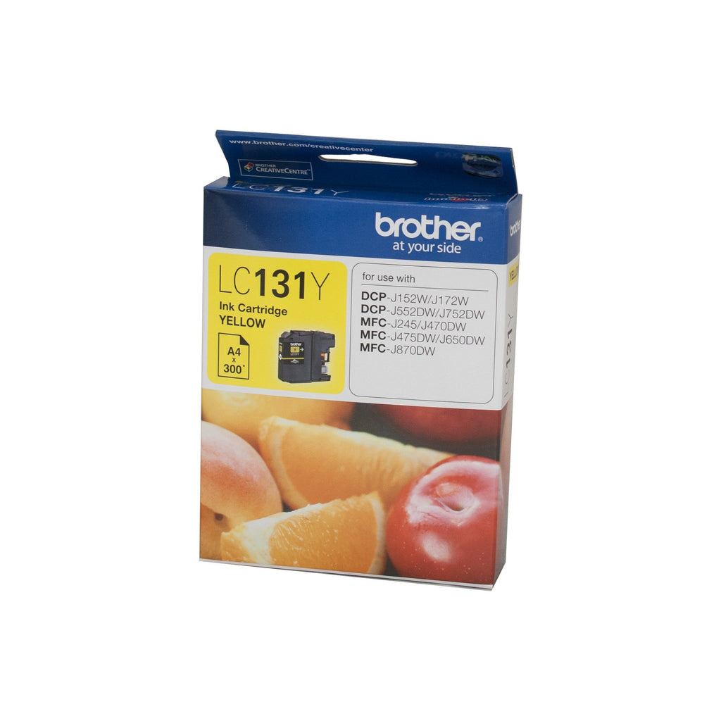 Brother LC-131Y Yellow Ink Cartridge