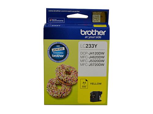 Brother LC-233Y Yellow Ink Cartridge