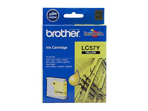 Brother LC-57Y Yellow Ink Cartridge