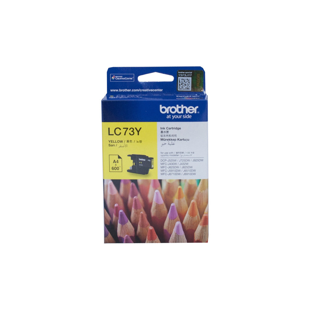 Brother LC-73Y Yellow Ink Cartridge