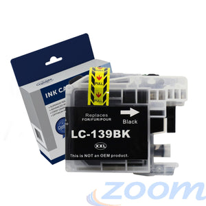 Premium Compatible Brother LC139XLBK Black Extra High Yield Ink Cartridge