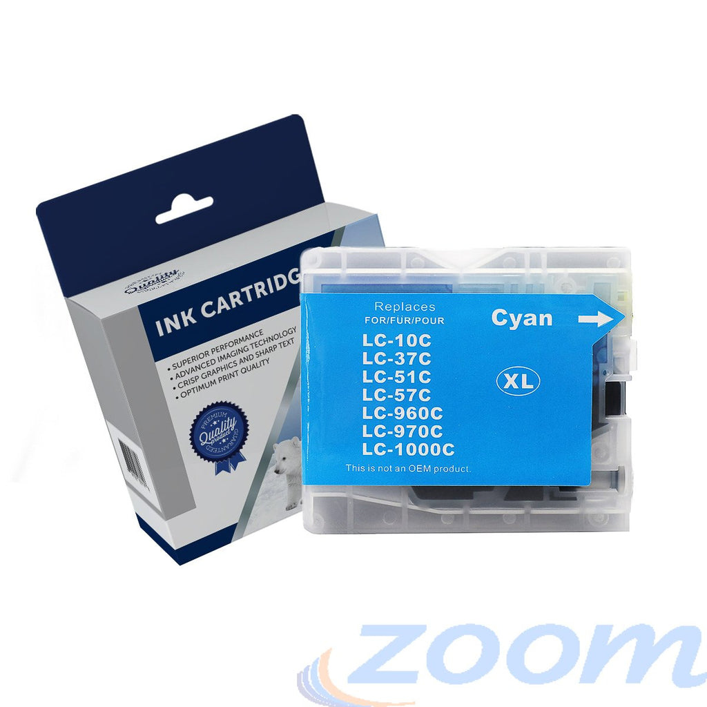 Premium Compatible Brother LC37C-LC57C Cyan Ink Cartridge