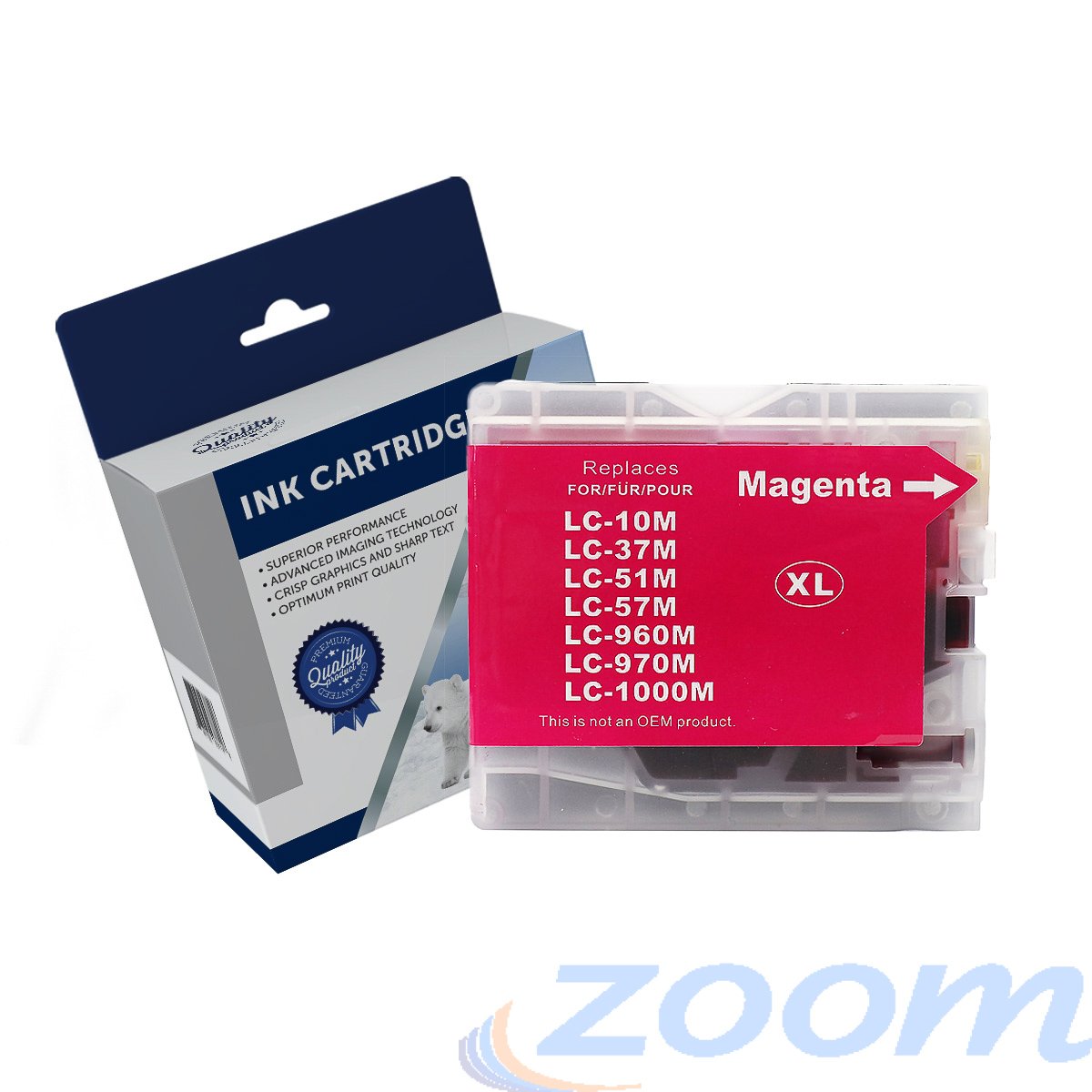 Premium Compatible Brother LC37M-LC57M Magenta Ink Cartridge
