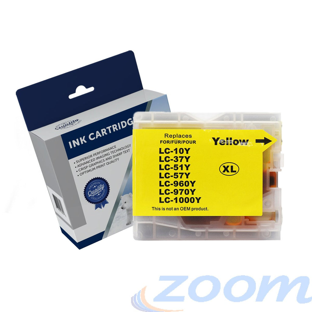 Premium Compatible Brother LC37Y-LC57Y Yellow Ink Cartridge