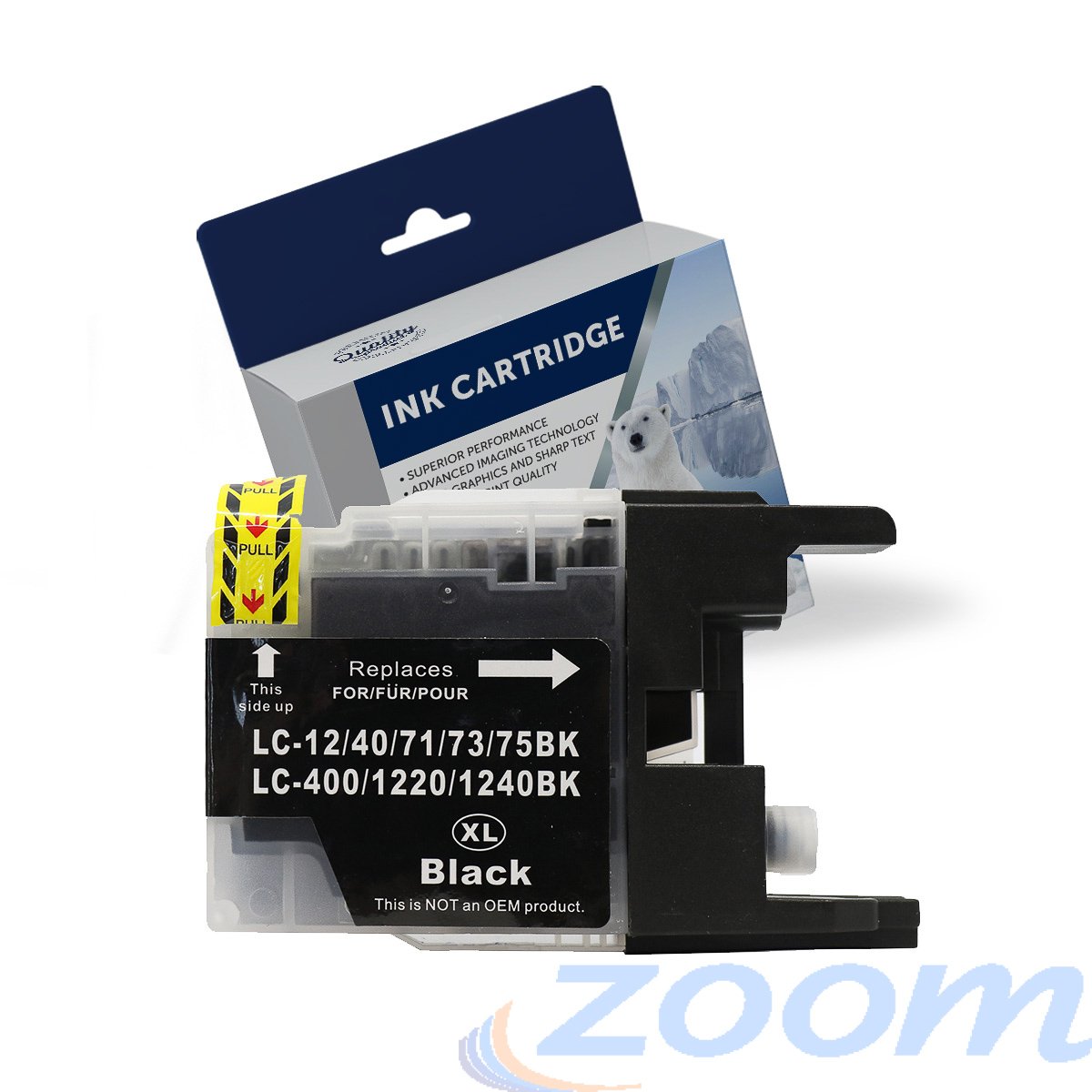 Premium Compatible Brother LC40B-LC73BK Black High Yield Ink Cartridge