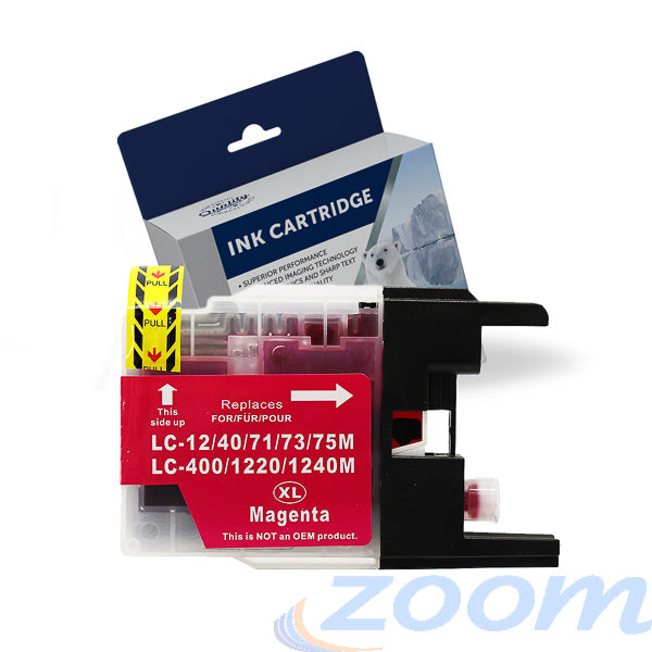 Premium Compatible Brother LC40M-LC73M Magenta High Yield Ink Cartridge
