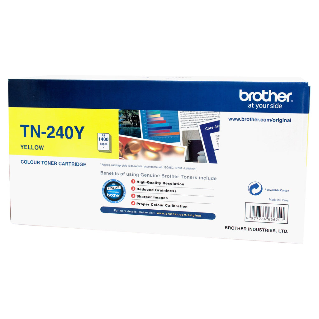 Brother TN-240Y Yellow Toner Cartridge