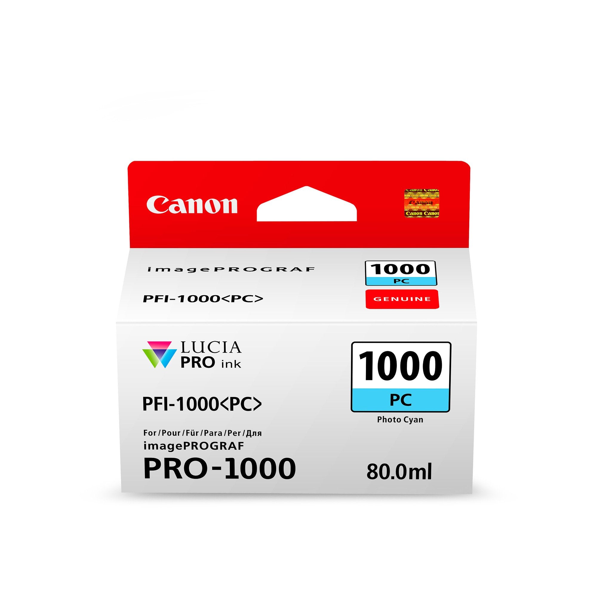 Canon PFI1000PC Photo Cyan Ink Cartridge