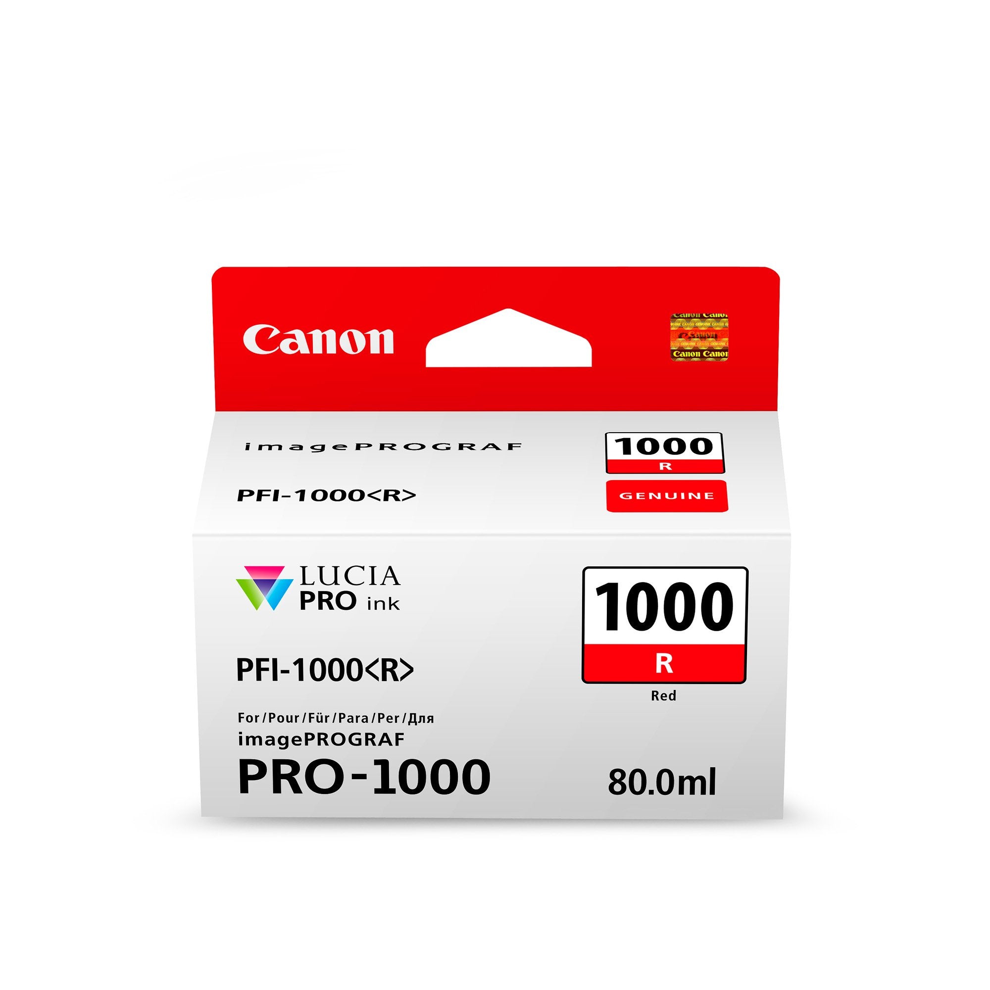 Canon PFI1000R Red Ink Cartridge