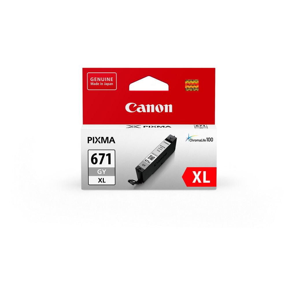 Canon CLI671XLGY Grey Ink Cartridge