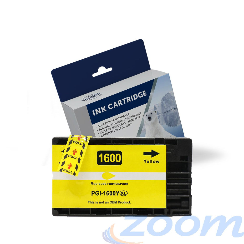 Premium Compatible Canon PGI1600XLY Yellow High Yield Ink Cartridge