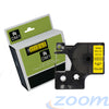 Premium Compatible Dymo SD40918 Black Text on Yellow Tape