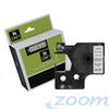 Premium Compatible Dymo SD43622 Black Text on Silver Tape