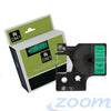 Premium Compatible Dymo SD45019 Black Text on Green Tape