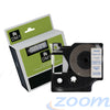 Premium Compatible Dymo SD45811 White Text on Black Tape