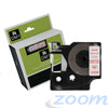 Premium Compatible Dymo SD45812 Black Text on Silver Tape