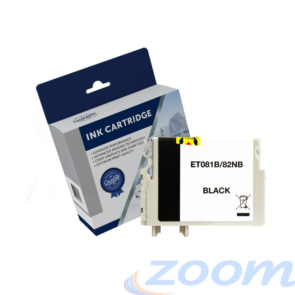 Premium Compatible Epson C13T111192, 81N Black Ink Cartridge