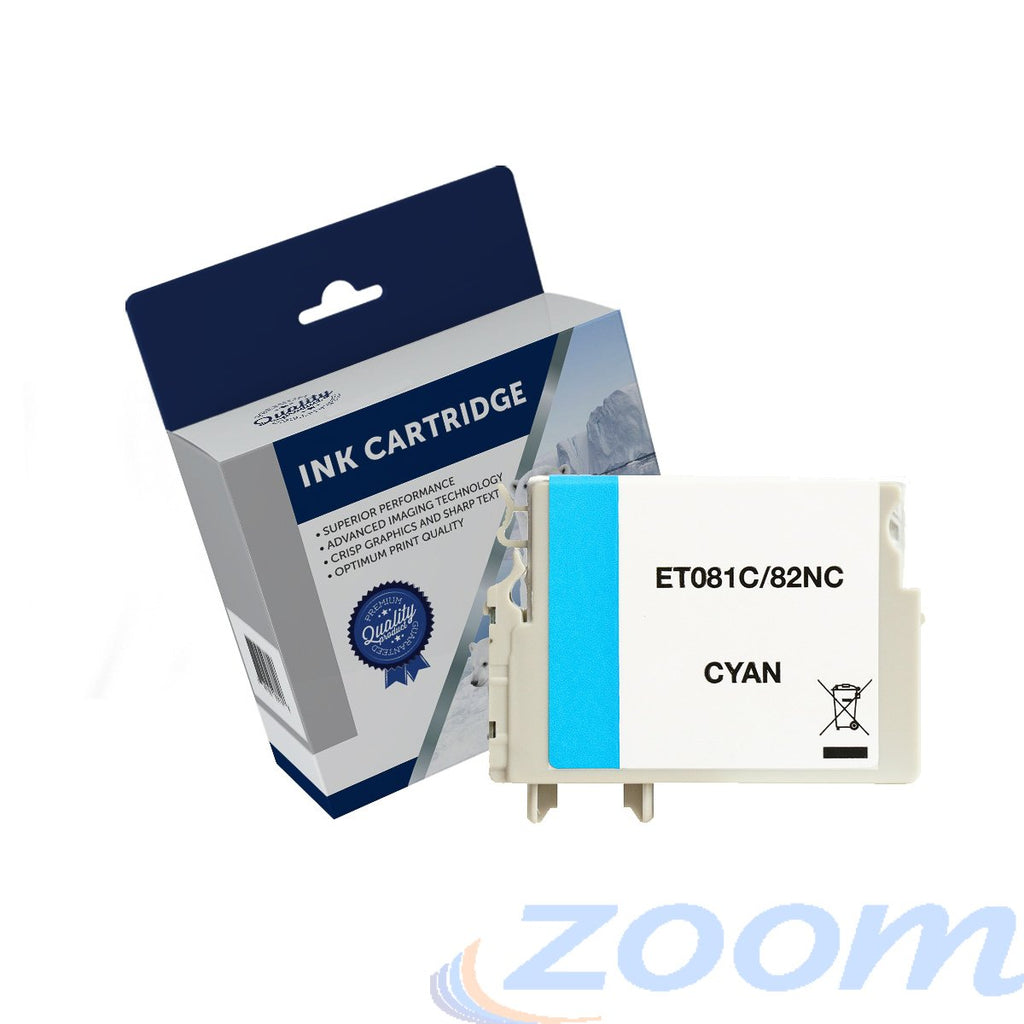 Premium Compatible Epson C13T112292, 82N Cyan Ink Cartridge