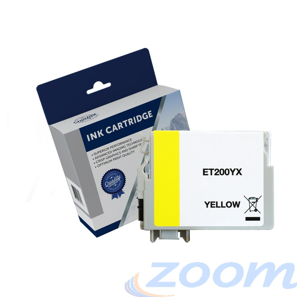 Premium Compatible Epson C13T201492, 200XL Yellow High Yield Ink Cartridge