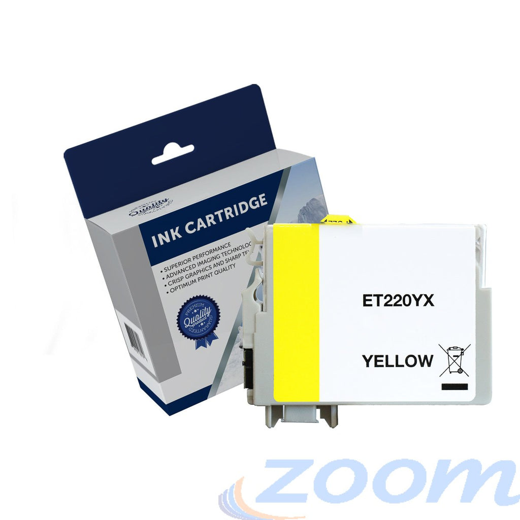 Premium Compatible Epson C13T294492, 220XL Yellow High Yield Ink Cartridge