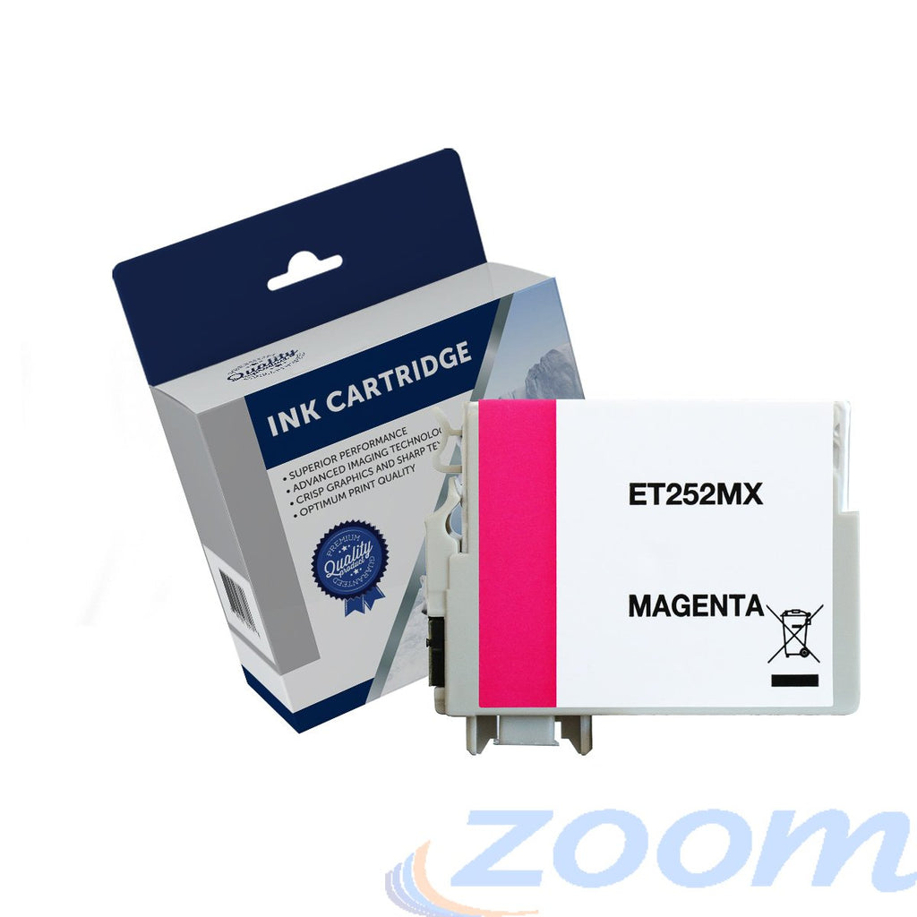 Premium Compatible Epson C13T253392, 252XL Magenta High Yield Ink Cartridge