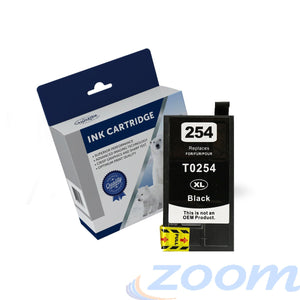 Premium Compatible Epson C13T253192, 254XL Black High Yield Ink Cartridge