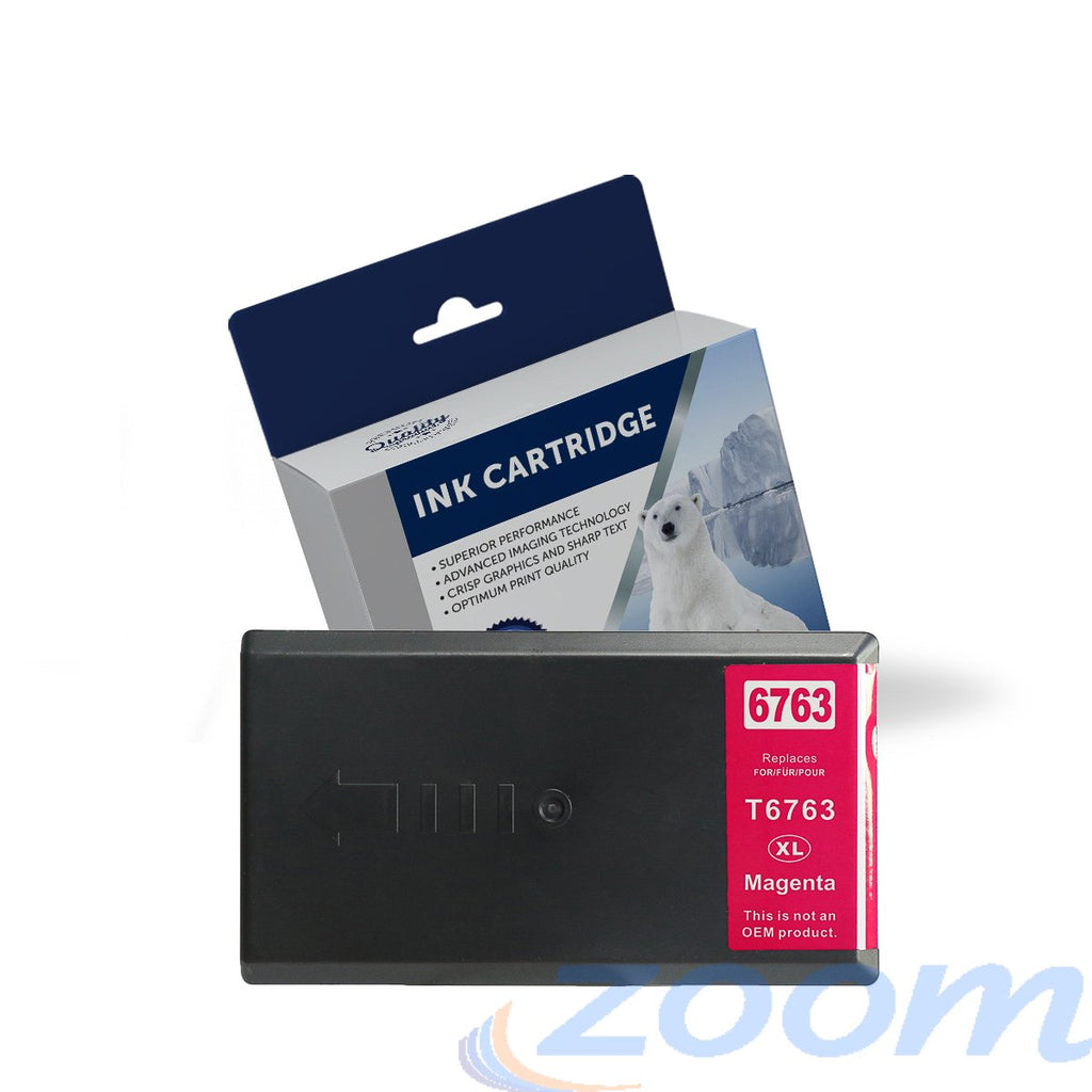 Premium Compatible Epson C13T676392, 676XL Magenta High Yield Ink Cartridge