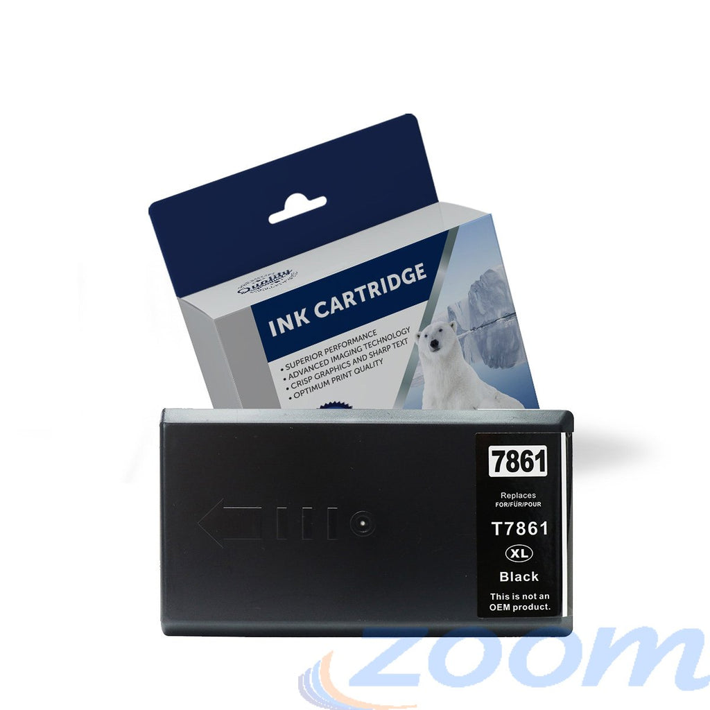 Premium Compatible Epson C13T787192, 786XL Black High Yield Ink Cartridge