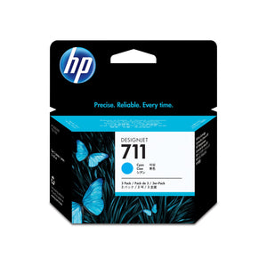 HP 711 29Ml Cyan 3 Pack (CZ134A)