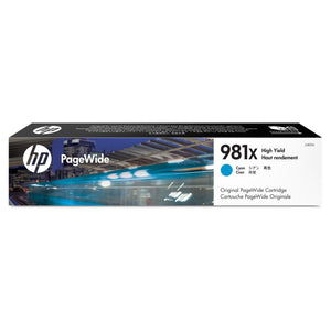 HP 981X L0R09A Cyan Ink Cartridge