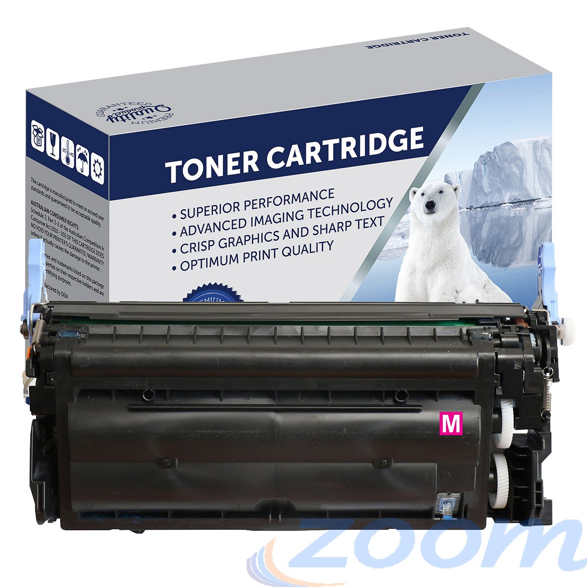 Premium Compatible HP Q6473A, #502 Magenta Toner Cartridge