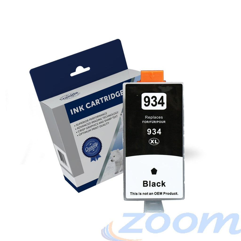 Premium Compatible HP C2P23AA, #934XL Black High Yield Ink Cartridge