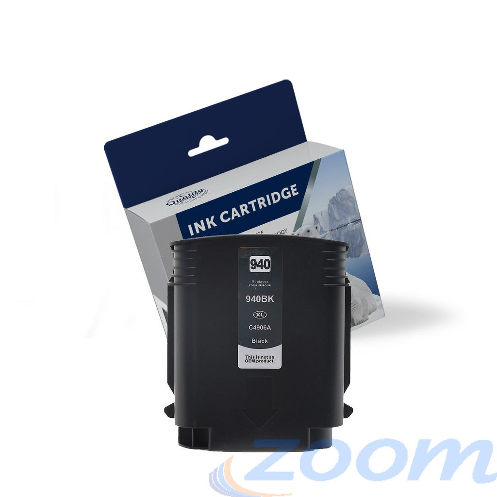 Premium Compatible HP C4906AA, #940XL Black High Yield Ink Cartridge
