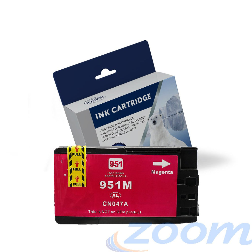 Premium Compatible HP CN047AA, #951XL Magenta High Yield Ink Cartridge