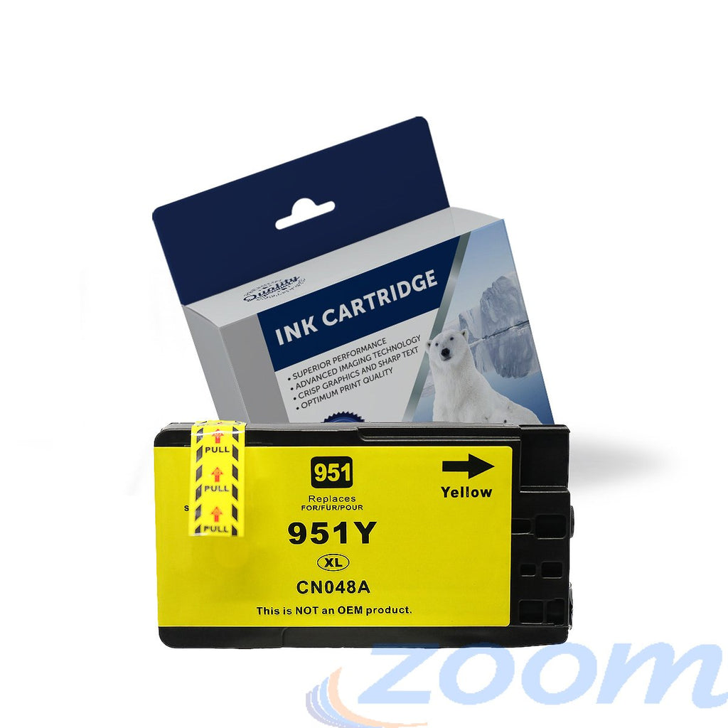 Premium Compatible HP CN048AA, #951XL Yellow High Yield Ink Cartridge