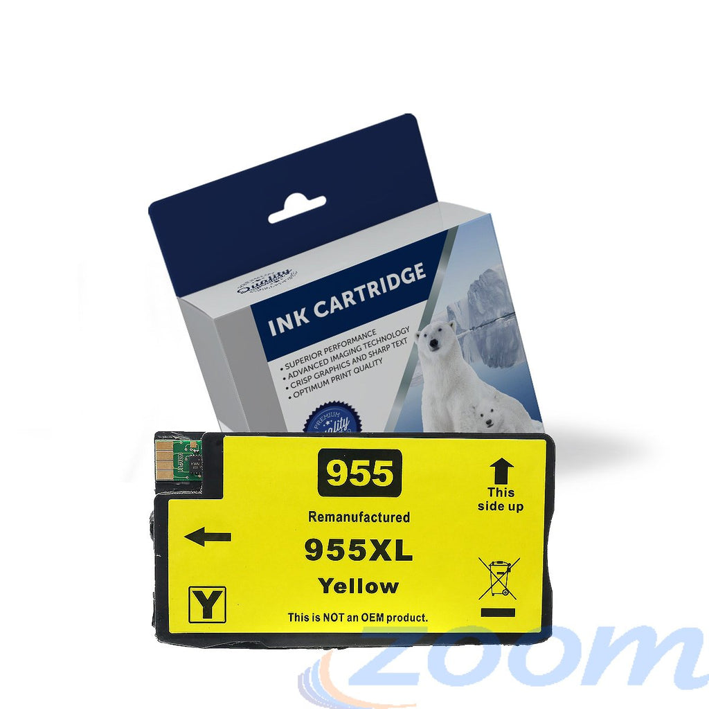 Premium Compatible HP L0S69AA, #955XL Yellow High Yield Ink Cartridge