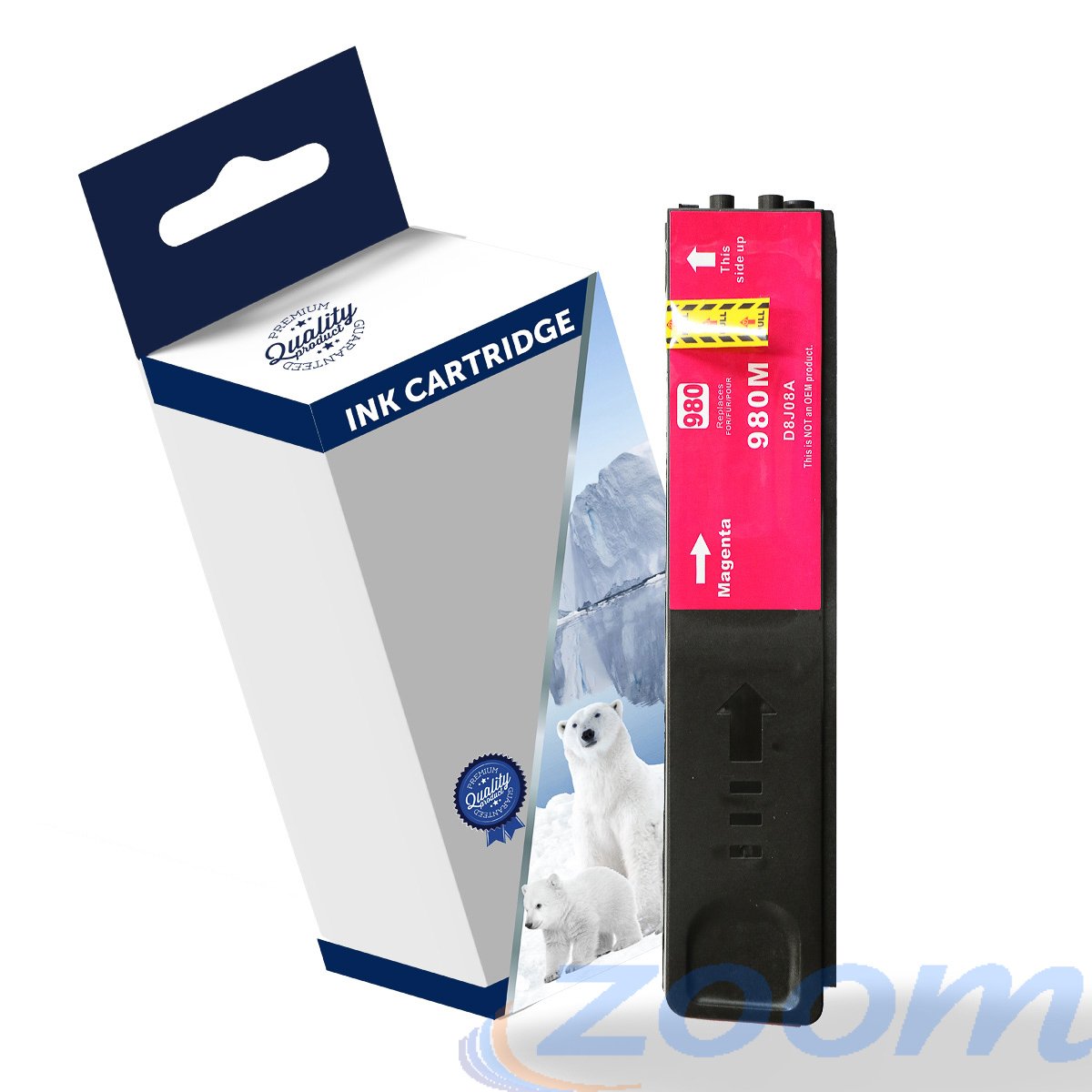 Premium Compatible HP D8J08A, #980 Magenta Ink Cartridge