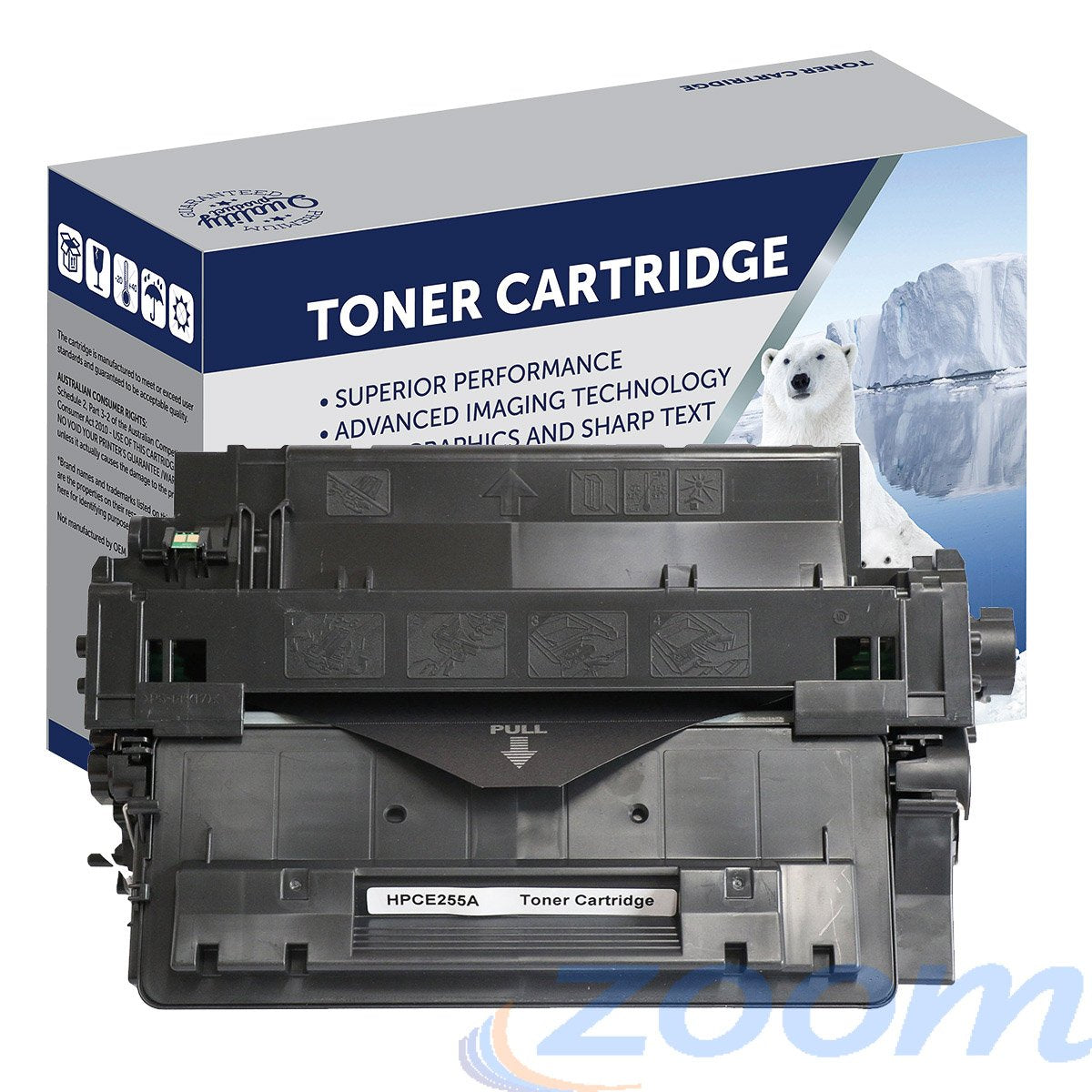 Premium Compatible HP CE255A, #55A Mono Toner Cartridge