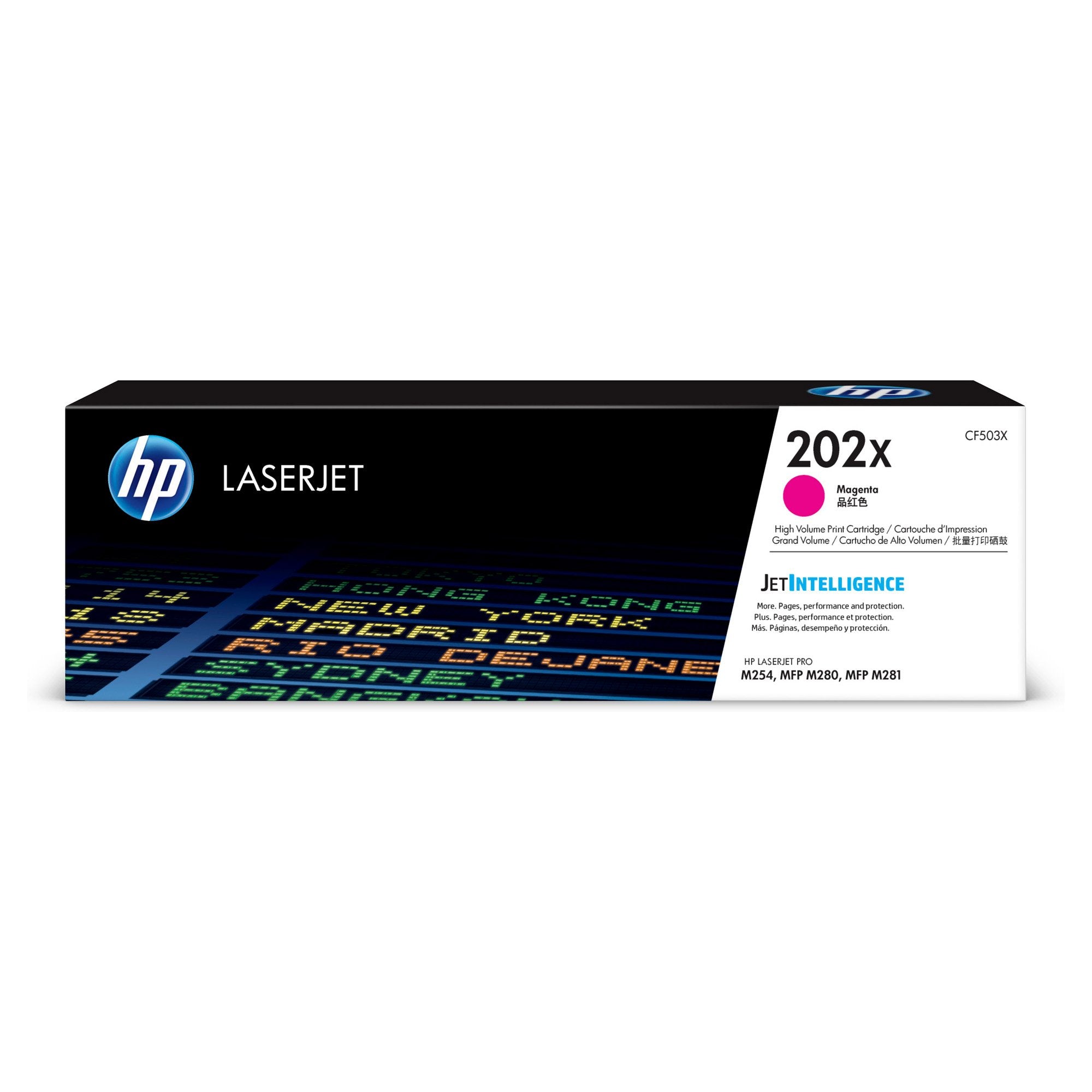 HP #202X CF503X Magenta High Yield Toner Cartridge