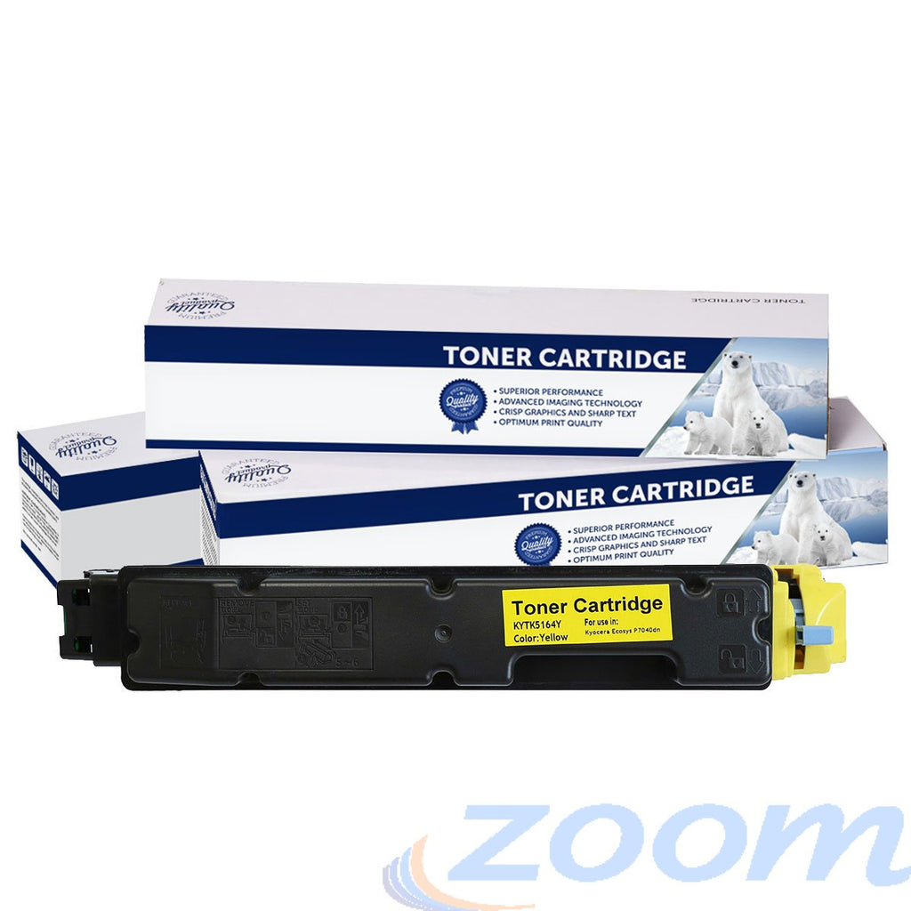 Premium Compatible Kyocera TK5164Y Yellow Toner Cartridge