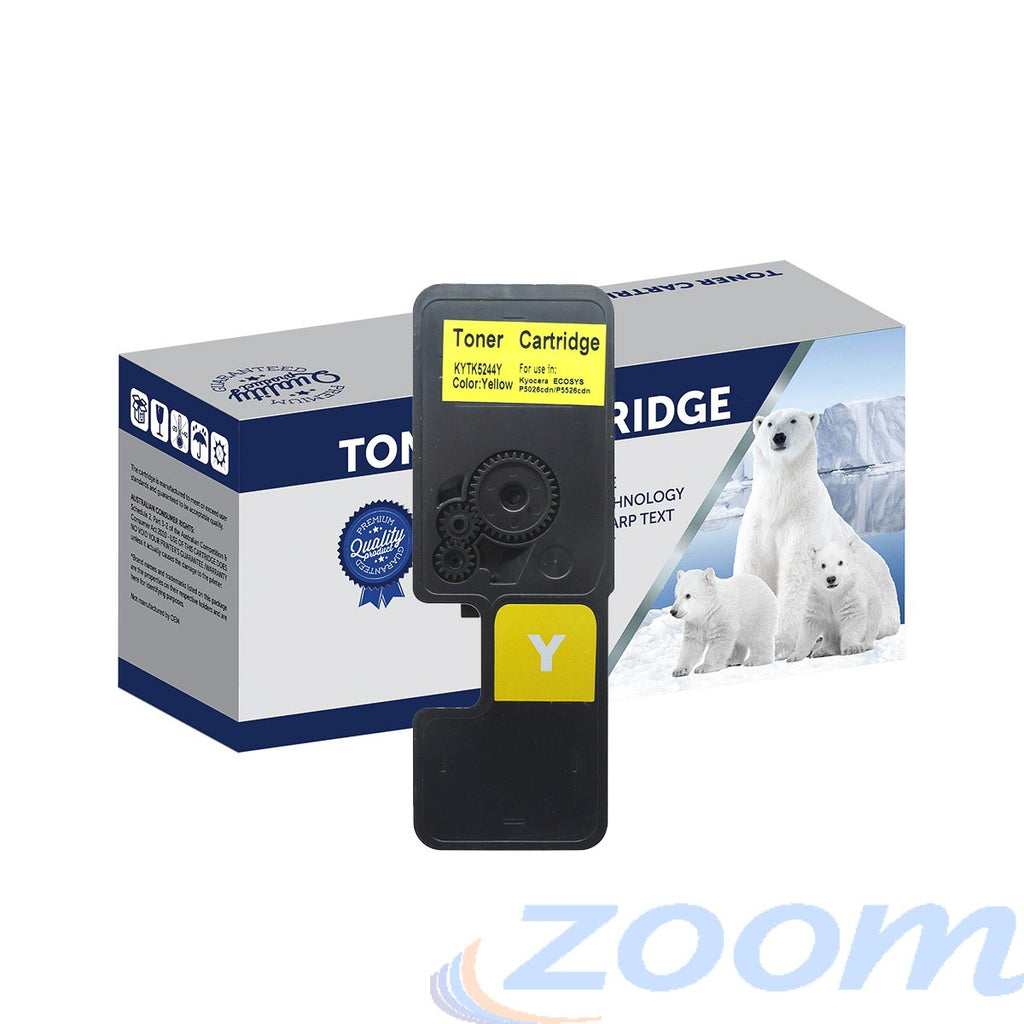 Premium Compatible Kyocera TK5244Y Yellow Toner Cartridge