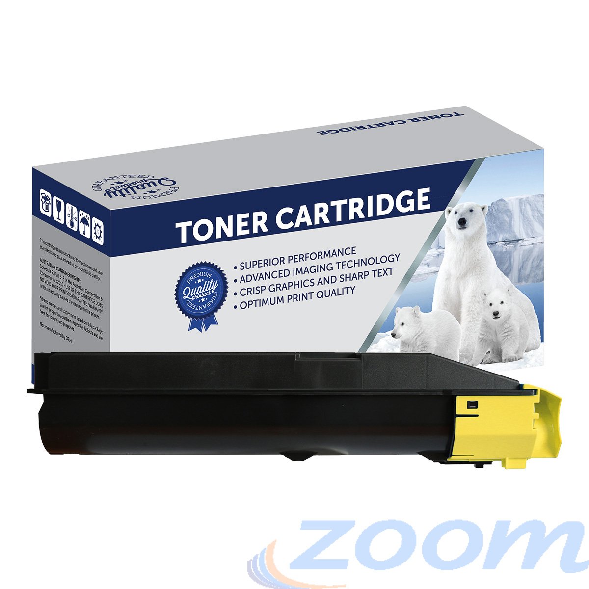 Premium Compatible Kyocera TK8309Y Yellow Toner Cartridge