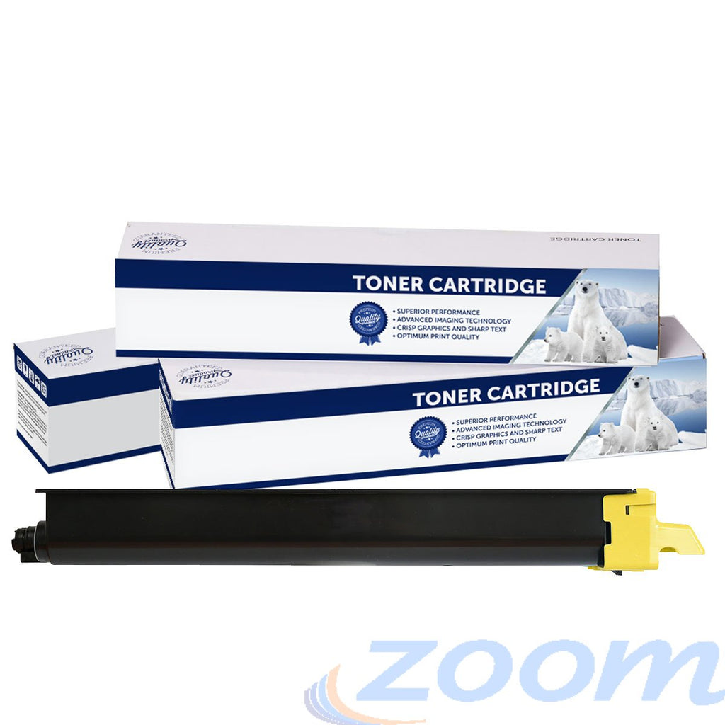 Premium Compatible Kyocera TK8319Y Yellow Toner Cartridge + 1 Waste Container