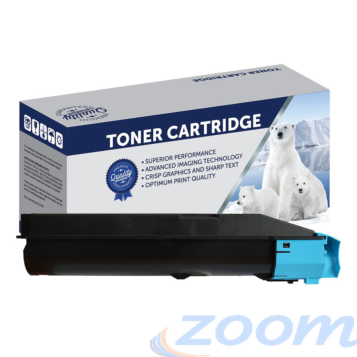 Premium Compatible Kyocera TK8509C Cyan Toner Cartridge