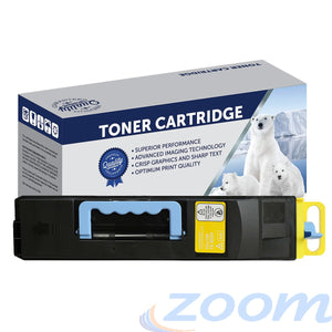 Premium Compatible Kyocera TK859Y Yellow Toner Cartridge + 1 Waste Container