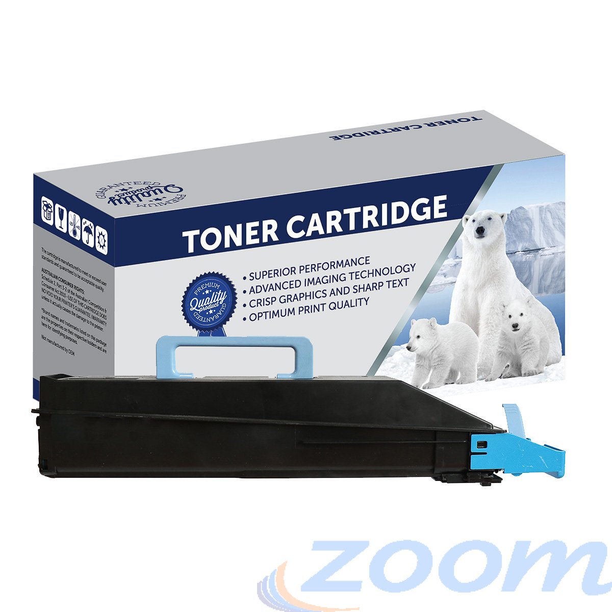 Premium Compatible Kyocera TK884C Cyan Toner Cartridge