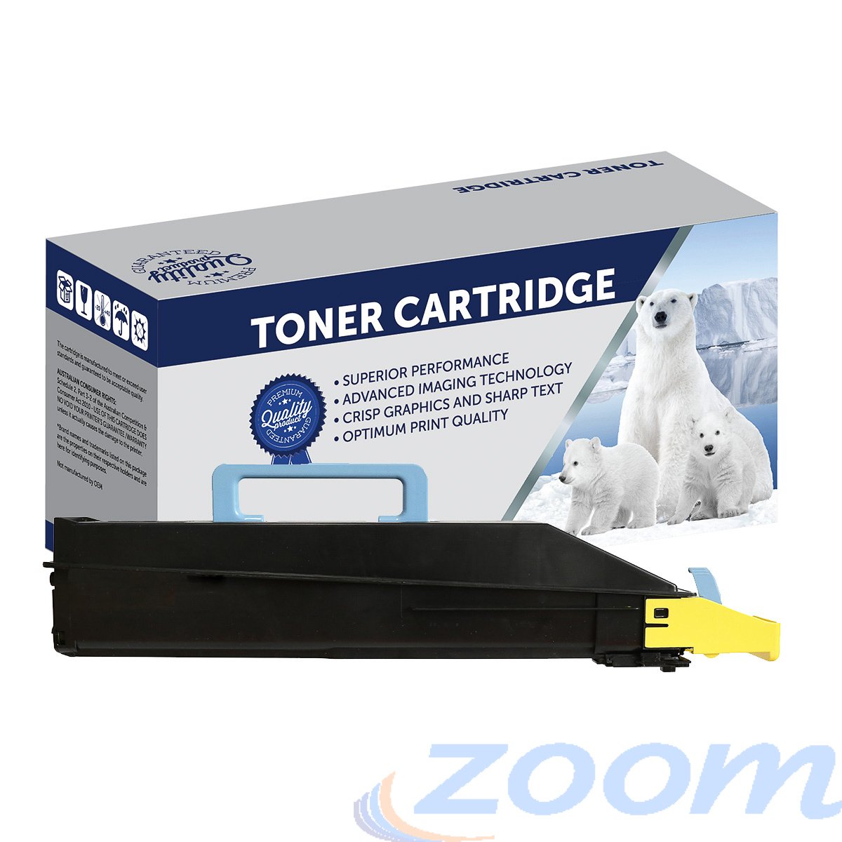 Premium Compatible Kyocera TK884Y Yellow Toner Cartridge