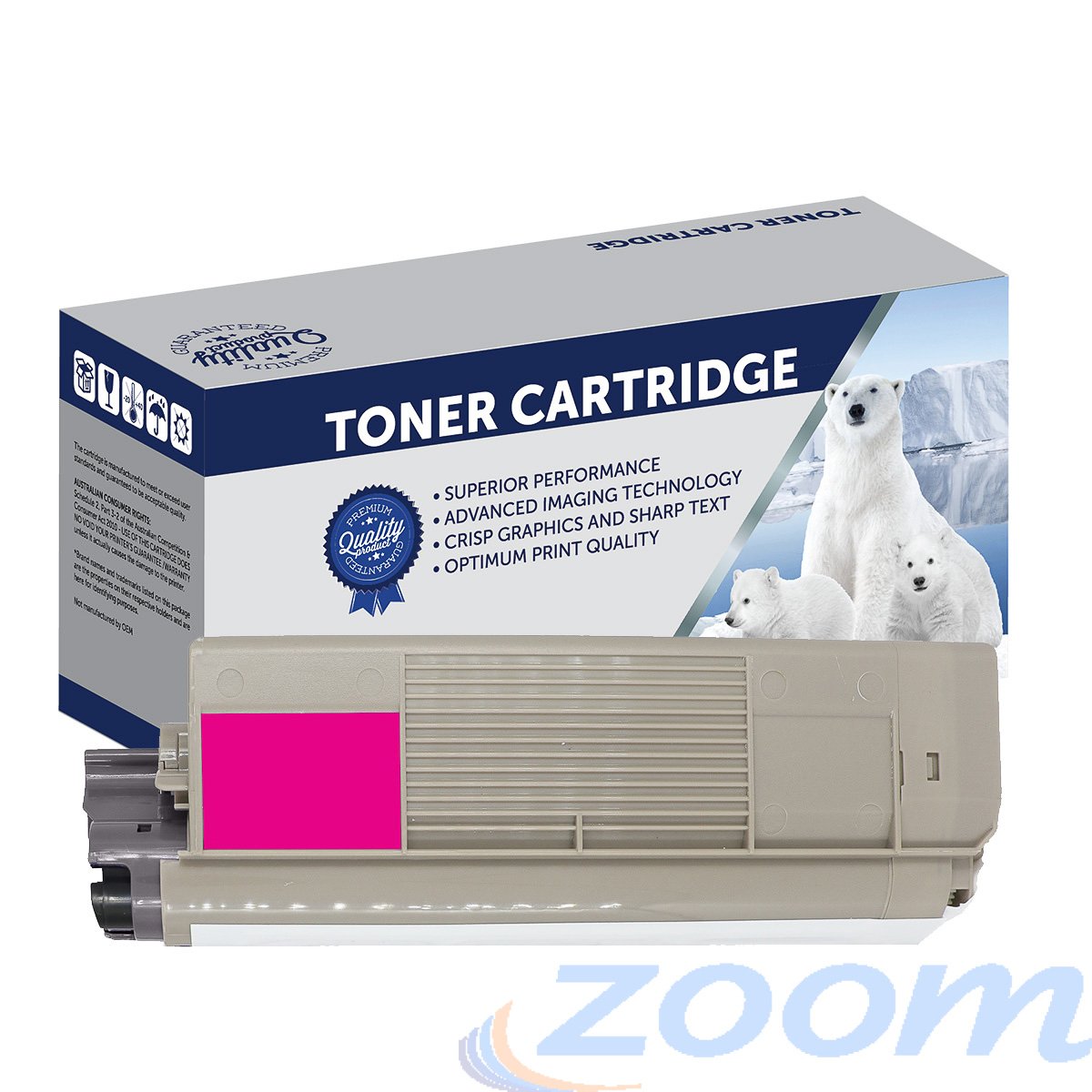 Premium Compatible Oki 44315334 Magenta Toner Cartridge