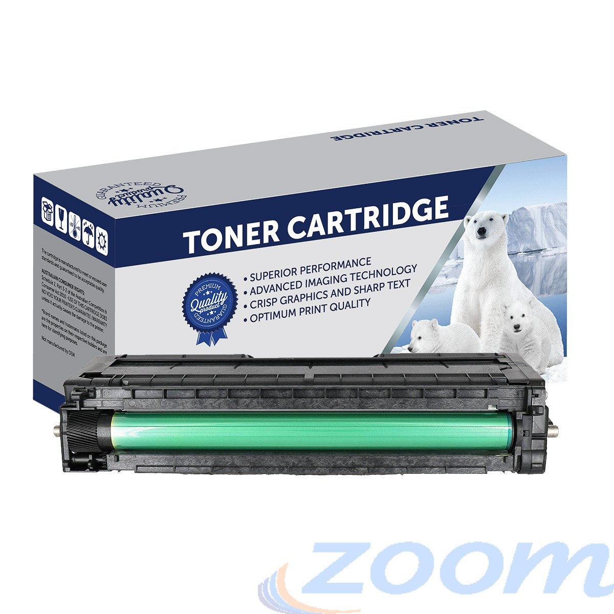 Premium Compatible Ricoh 407721 Cyan Toner Cartridge