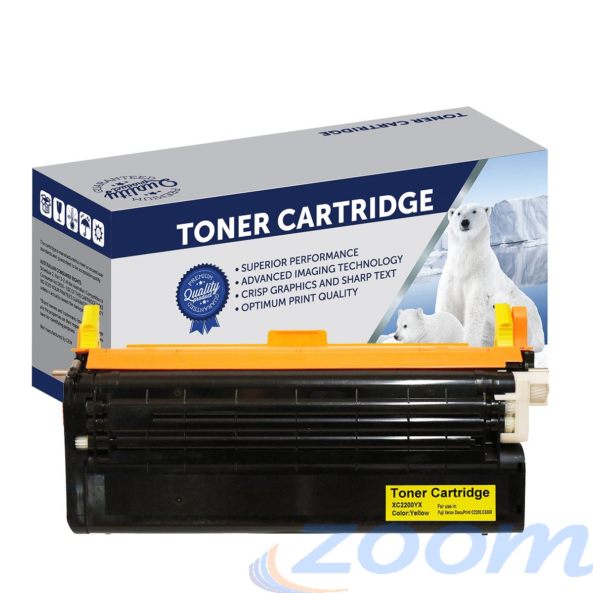 Premium Compatible Xerox CT350677, CT350673 Yellow High Yield Toner Cartridge